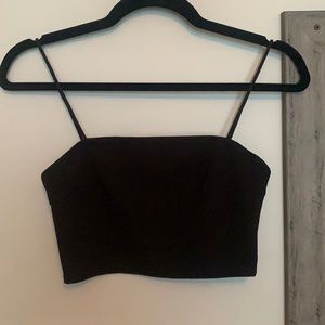 SHEIN Black Crop Top